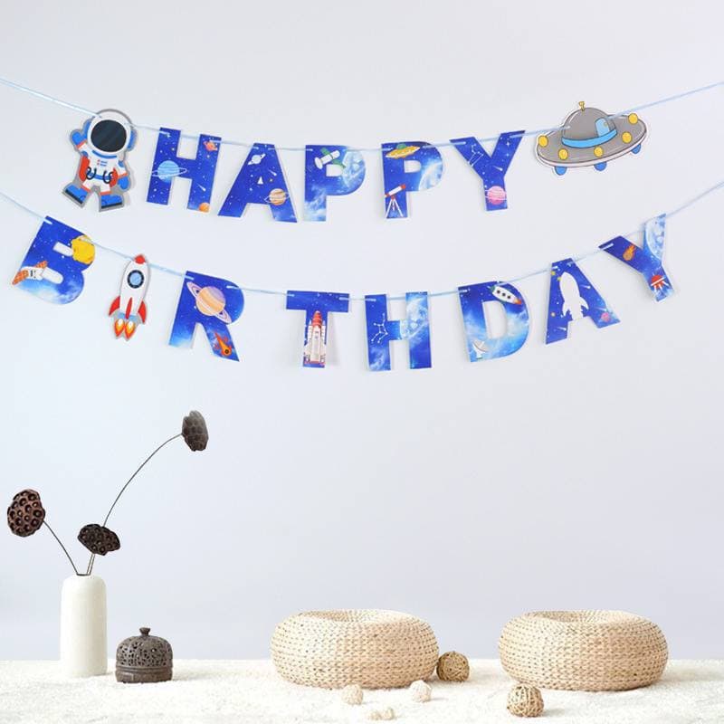 Dây chữ HAPPY BIRTHDAY trang trí sinh nhật bé trai