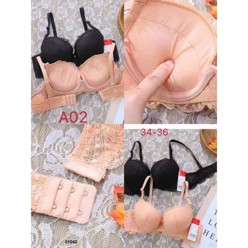 Áo ngực ren siêu nâng mút dày