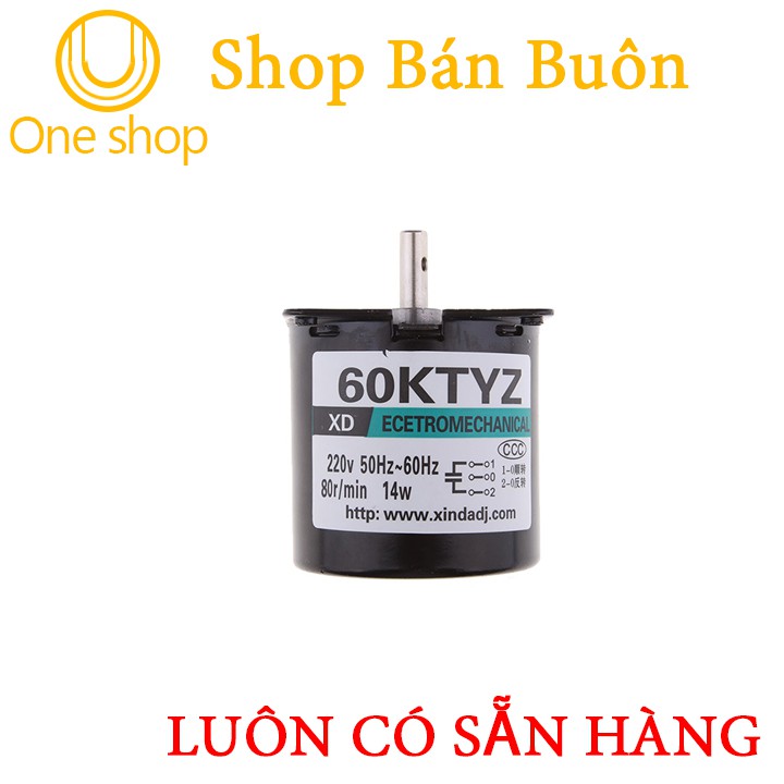 Động Cơ Giảm Tốc 60KTYZ 220VAC 14W