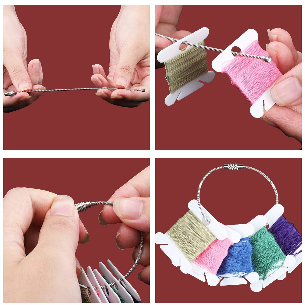 Dụng Cụ Cuộn Chỉ Thêu Tiện Dụng