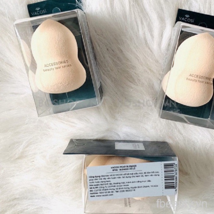 Bông phấn hồ lô Vacosi Pear Blender BP06