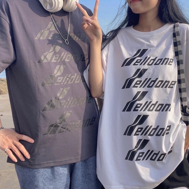 Áo Thun Tay Lỡ Unisex DONE Vải Tici Form Rộng - 84unisex