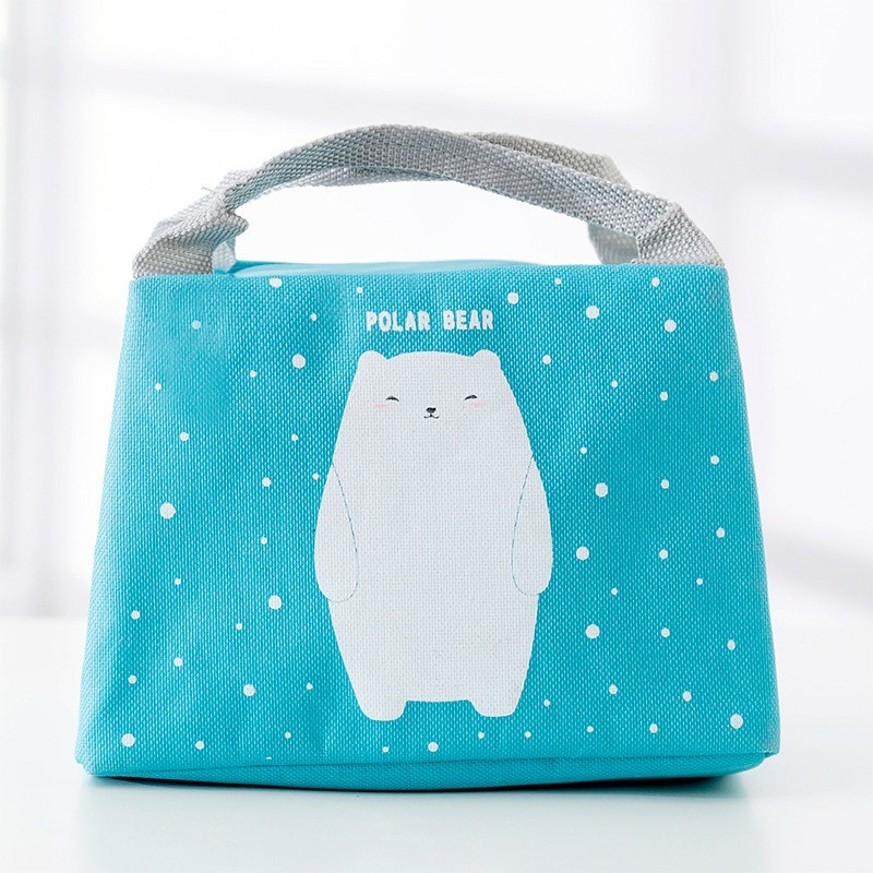 Túi giữ nhiêt đựng hộp cơmGIADUNGTONGKHO1Túi đựng hộp cơm văn phòng chống nước họa tiết dễ thương,Giỏ đựng đồ hình thú