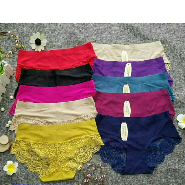 Combo 10 quần lót Vic phối ren