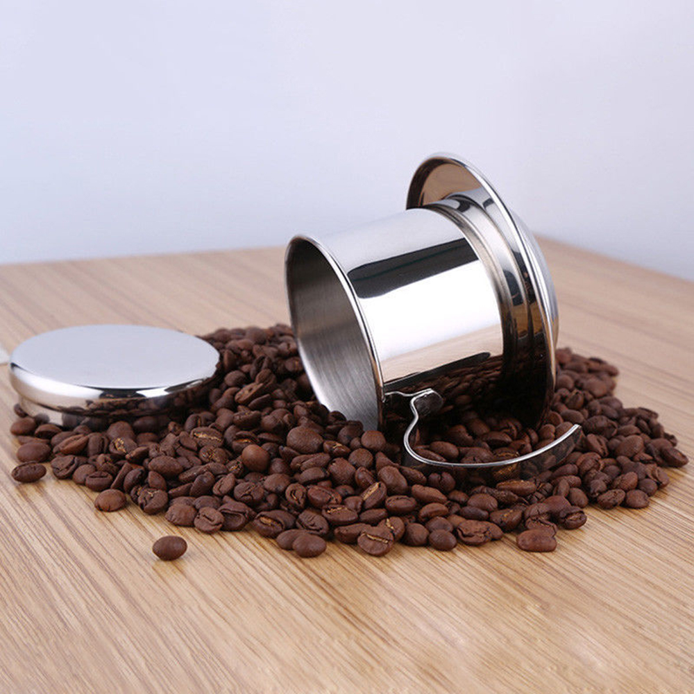 Bình Lọc Cà Phê Bằng Thép Không Gỉ Thiết Kế Mới Tiện Lợi Dễ Sử Dụng