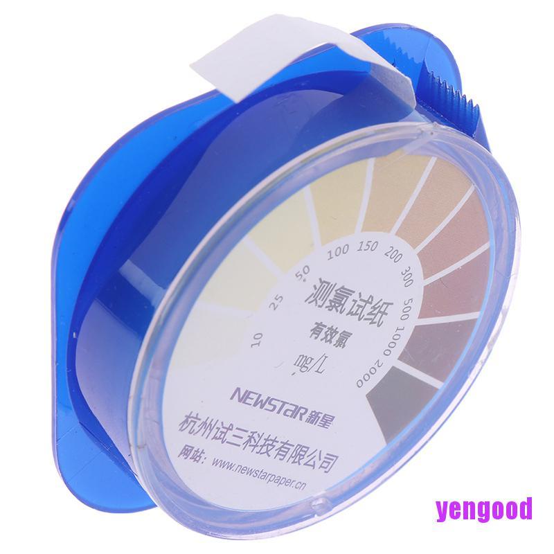 1 Cuộn Giấy Kiểm Tra Clolo Clo 10-2000mg / lppm Với Nhiều Màu Sắc