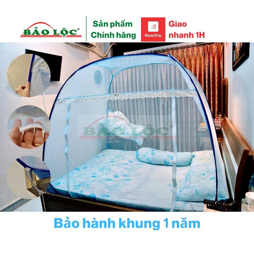 Mùng chụp tự bung đỉnh rộng Bảo Lộc chính hãng 1m6 / 1m8