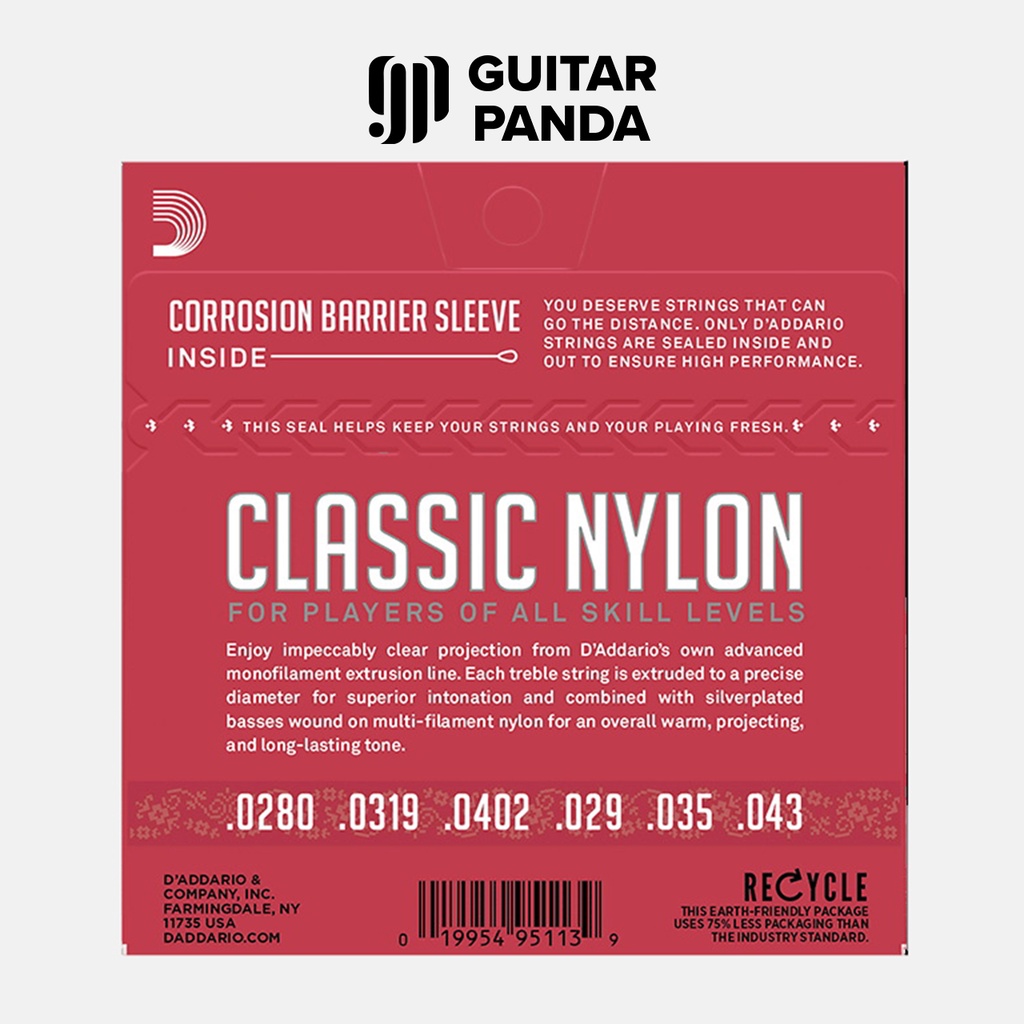 Dây Đàn Guitar Classic EJ27N Size Normal