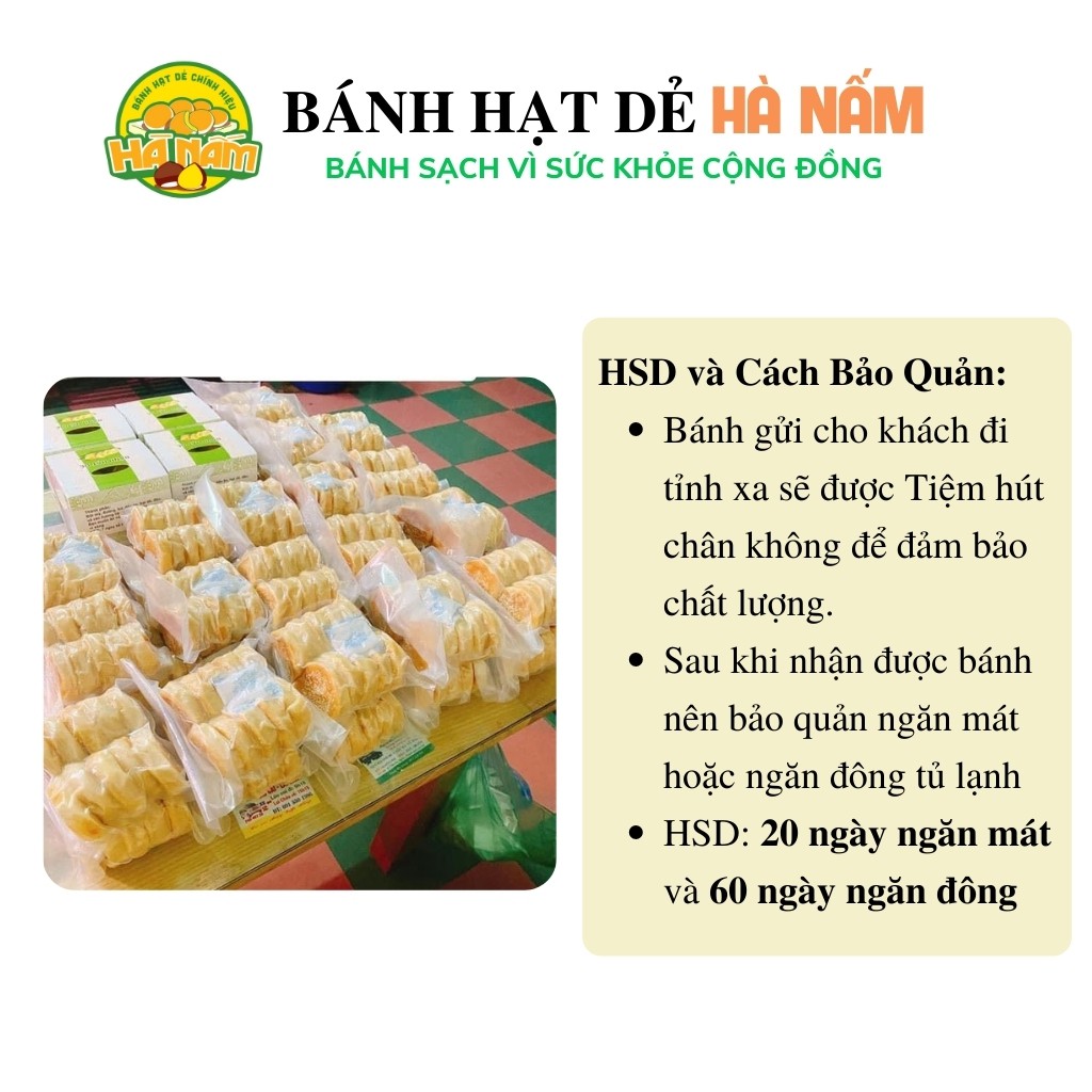 Bánh Hạt Dẻ BANHHN04 Bánh Hạt Dẻ Hà Nấm Chính Hiệu Đặc Sản Lào Cai Siêu Ngon Thơm Bùi Không Béo Combo 4 Hộp Tặng Kèm Túi