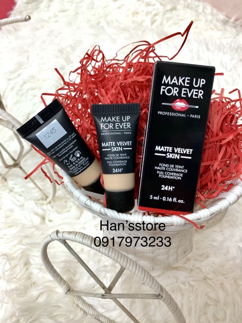 [ Make Up For Ever ]KEM NỀN MATTE VELVET SKIN FULL COVERAGE FOUNDATION MINI 5ML | BigBuy360 - bigbuy360.vn