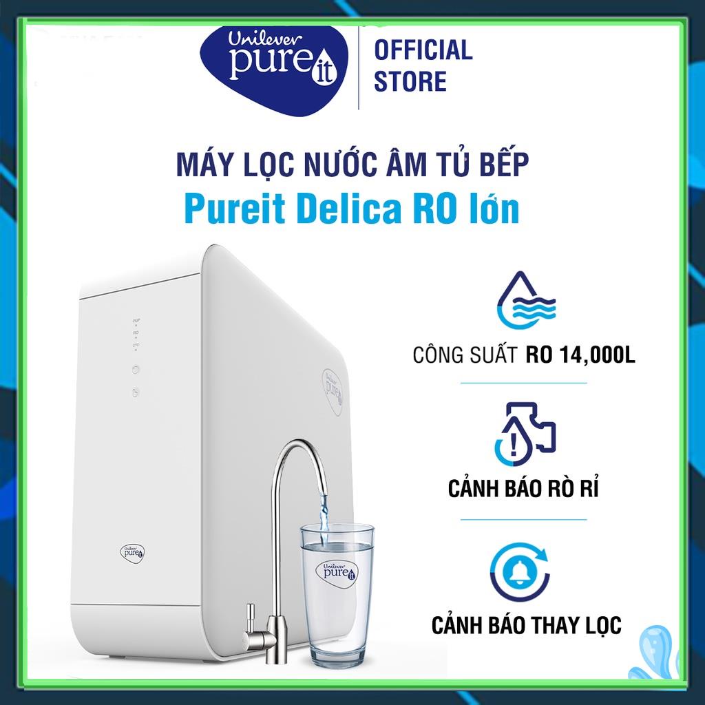 Máy Lọc Nước Uống Trực Tiếp Pureit Delica UR5840 | Lọc nước Ro mini cho gia đình văn phòng âm tủ hoặc đặt bàn nhỏ gọn