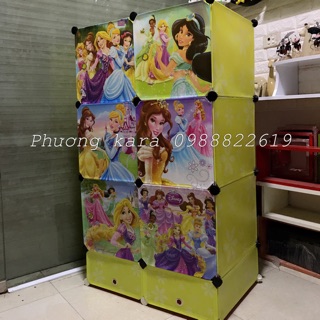 Mua Tủ 6 ô kèm 2 ô giày SIZE dành cho người lớn kèm quà tặng
