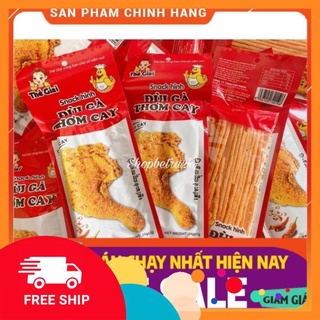 Gói snack hình đùi gà giòn