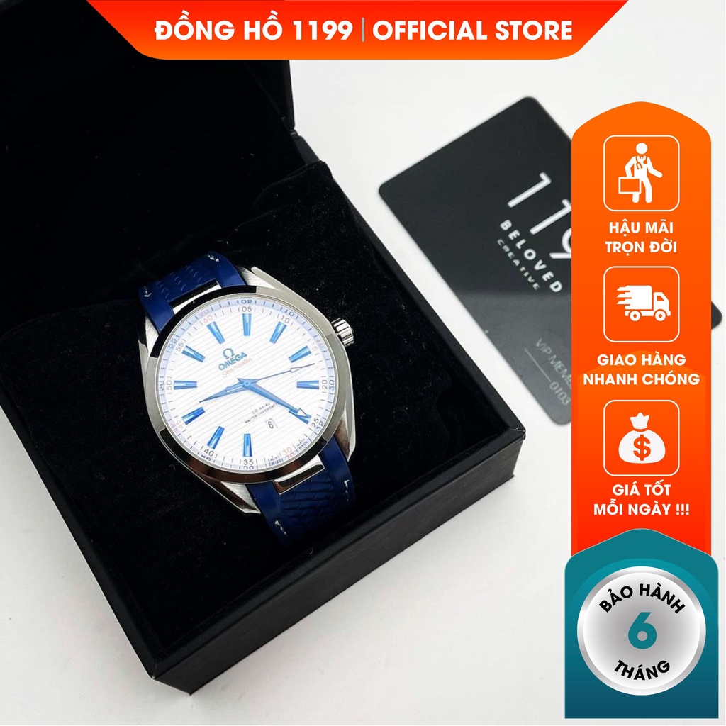 Đồng hồ nam - Đồng Hồ Cơ Dây Cao Su Bền Đẹp Mới Chống Nước Chống Xước Bảo Hành 6 Tháng 220.VN - 1199 Watches