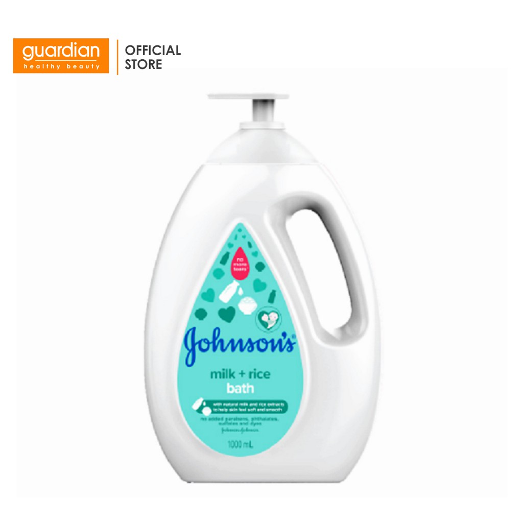 Sữa tắm Johnson Baby chứa sữa và gạo 1000ml