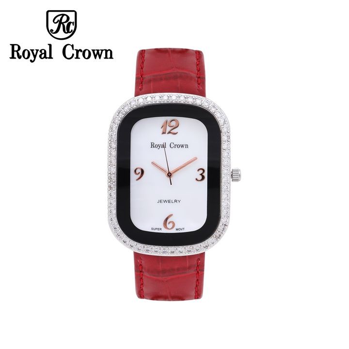 Đồng Hồ Nữ Royal Crown 3771 Chính Hãng Dây Da
