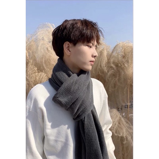 Khăn len quàng cổ nam nữ Hàn Quốc Ulzzang unisex chất cashmere mềm mịn siêu dài siêu ấm đeo được nhiều kiểu ❤️