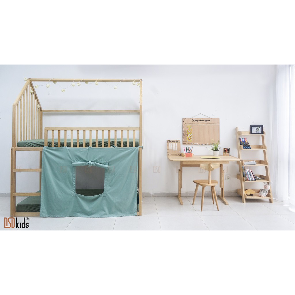 Giường trẻ em 🛑FREESHIP🛑 Giường tầng cho bé tháo lắp tiện lợi [ Nguyên liệu 100% gỗ tự nhiên cao cấp nhập khẩu ] | BigBuy360 - bigbuy360.vn