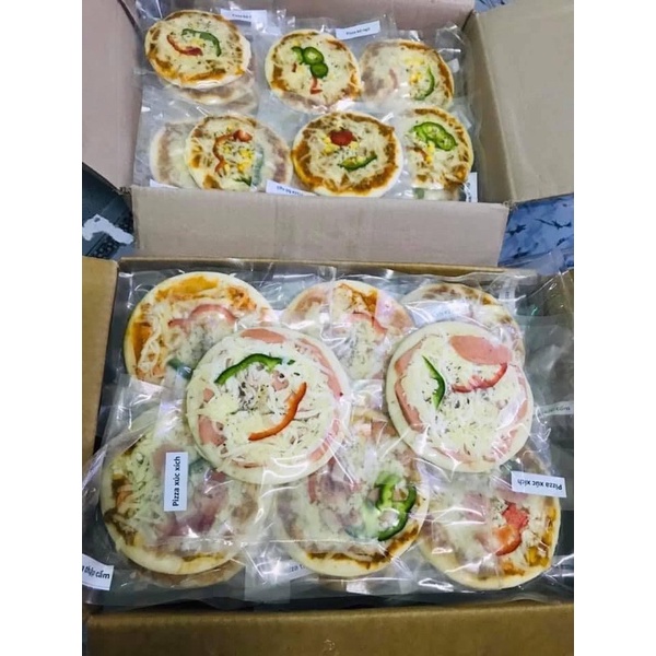 Pizza 16cm với 5 vị ngon ngon