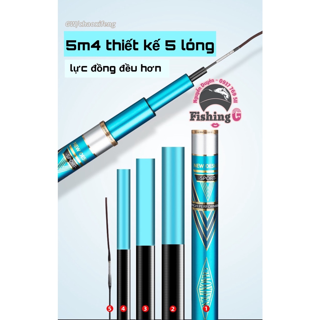 Cần câu tay GW Rồng Xanh