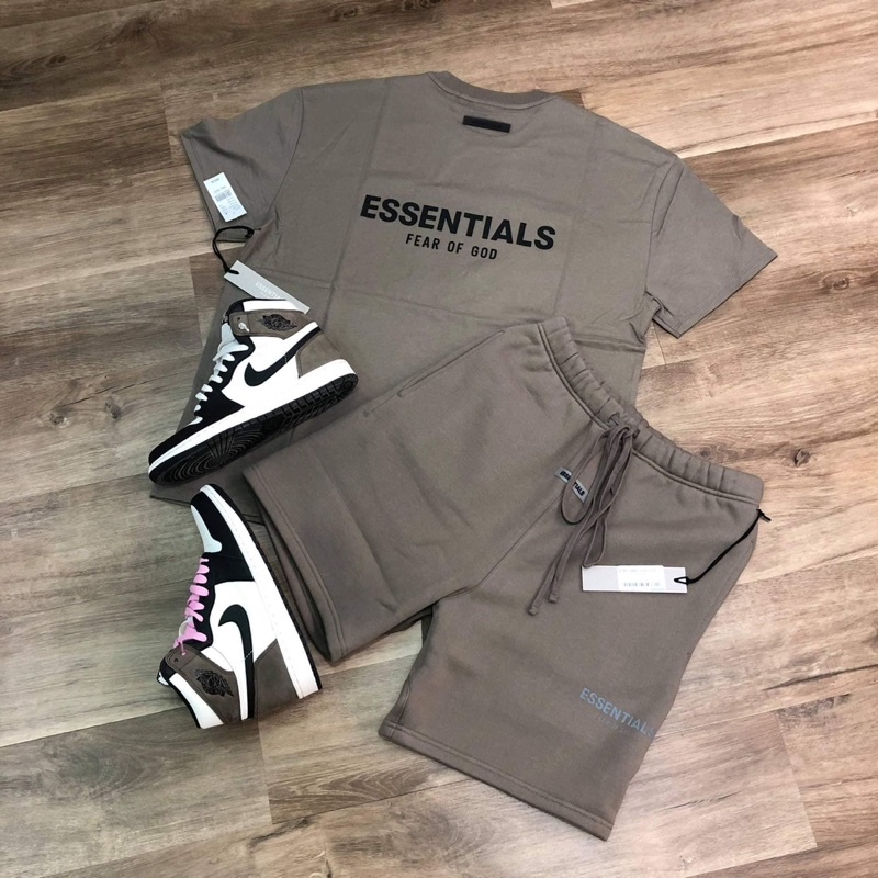 Áo thun FEAR OF GOD FOG ESSENTIALS SS21 bản cao cấp, Áo tee FOG Essentials chất liệu cotton form oversize