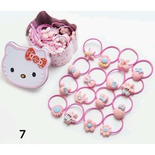 Hộp 40 chun tóc kity cho bé