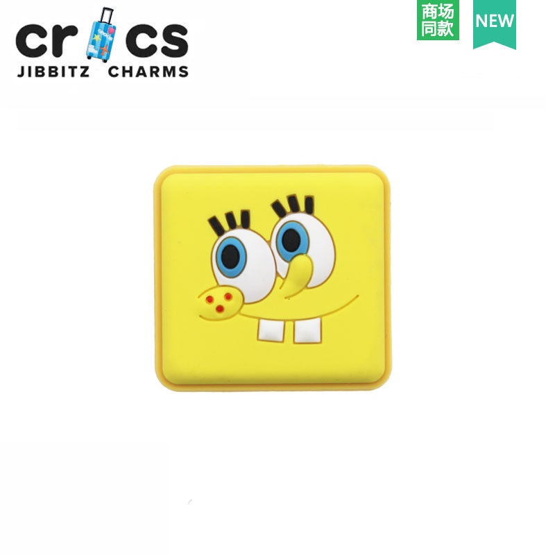 Jibbitz Đồ Chơi Nhân Vật Hoạt Hình SpongeBob SquarePants jibbitz crocs