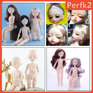White Skin 1/6 Jointed Ball Dolls BJD Doll Body Sleep Eyes DIY Dolls Accessory