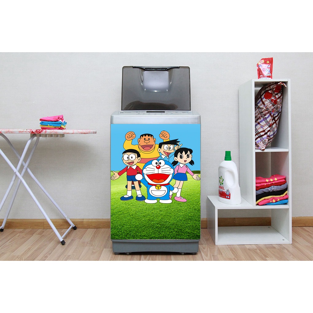 Decal trang trí máy giặt