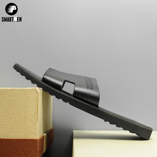 Dép da bò SMARTMEN màu đen DD-05Đ