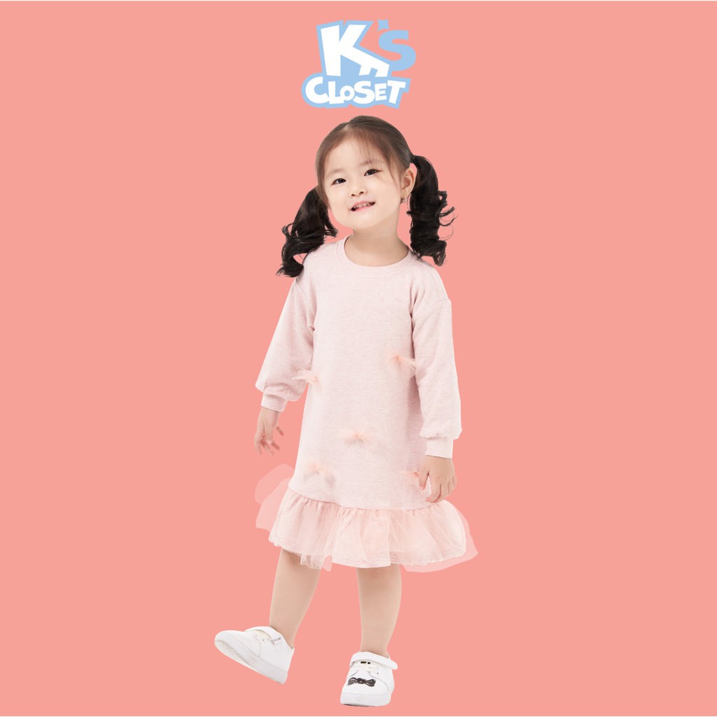 Váy Dài Tay Cho Bé Gái K's Closet (1 - 4 Tuổi) B208TEF