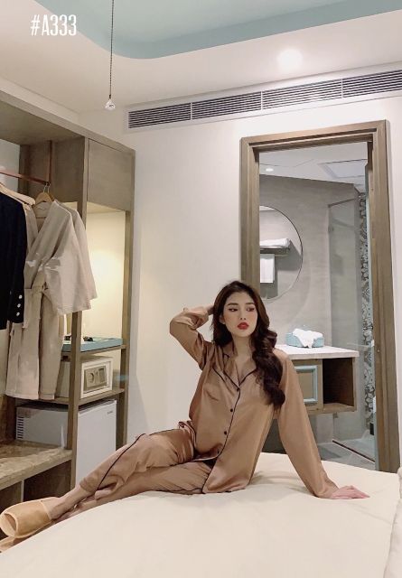 Bộ đồ ngủ pijama viền