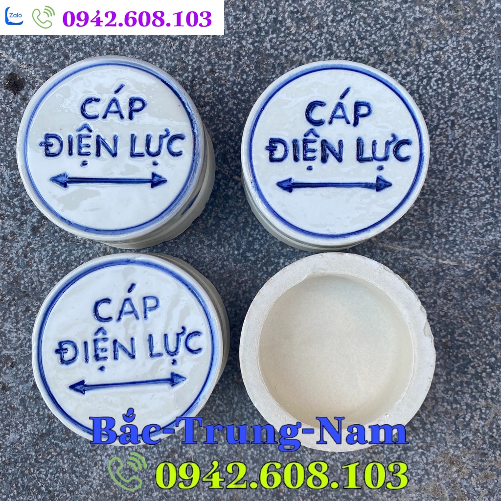 MỐC SỨ CẢNH BÁO CÁP NGẦM - CẢNH BÁO ĐƯỜNG ỐNG NƯỚC - CẢNH BÁO HẠ THẾ