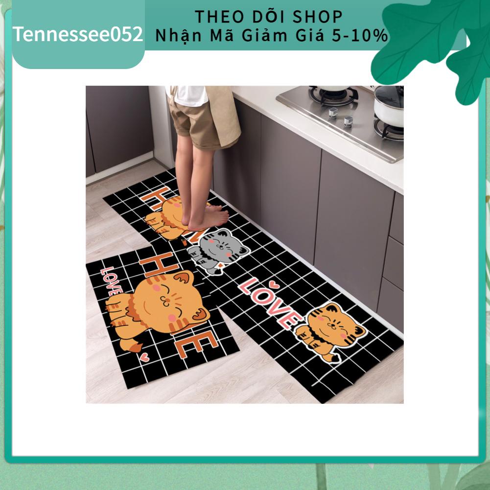 Thảm nhà bếp/ phòng tắm/ cửa ra vào chống trượt bằng polyester