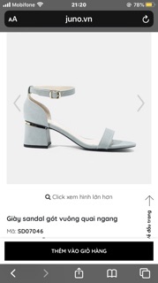 Giày Sandal 5cm