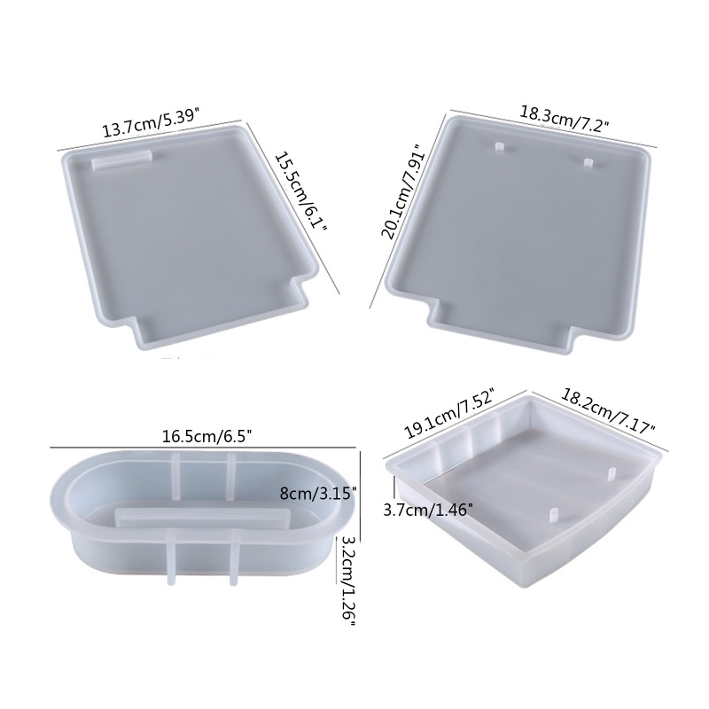 Khuôn Silicone Làm Lịch Treo Tường Bằng Pha Lê Epoxy UV DIY
