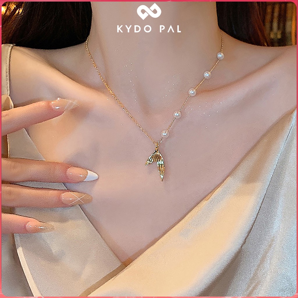 Vòng cổ nữ choker tiên cá cá tính dây chuyền thời trang bạc 925 hàn quốc MCK39 - KYDO PAL Phụ kiện trang sức