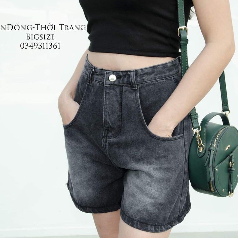 Quần Short Jean Nữ Có Bigsize 60kg-80kg (JN)