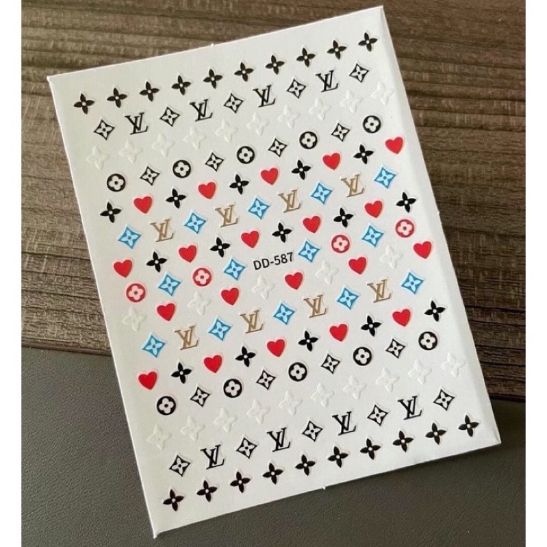 sticker thương hiệu dán móng