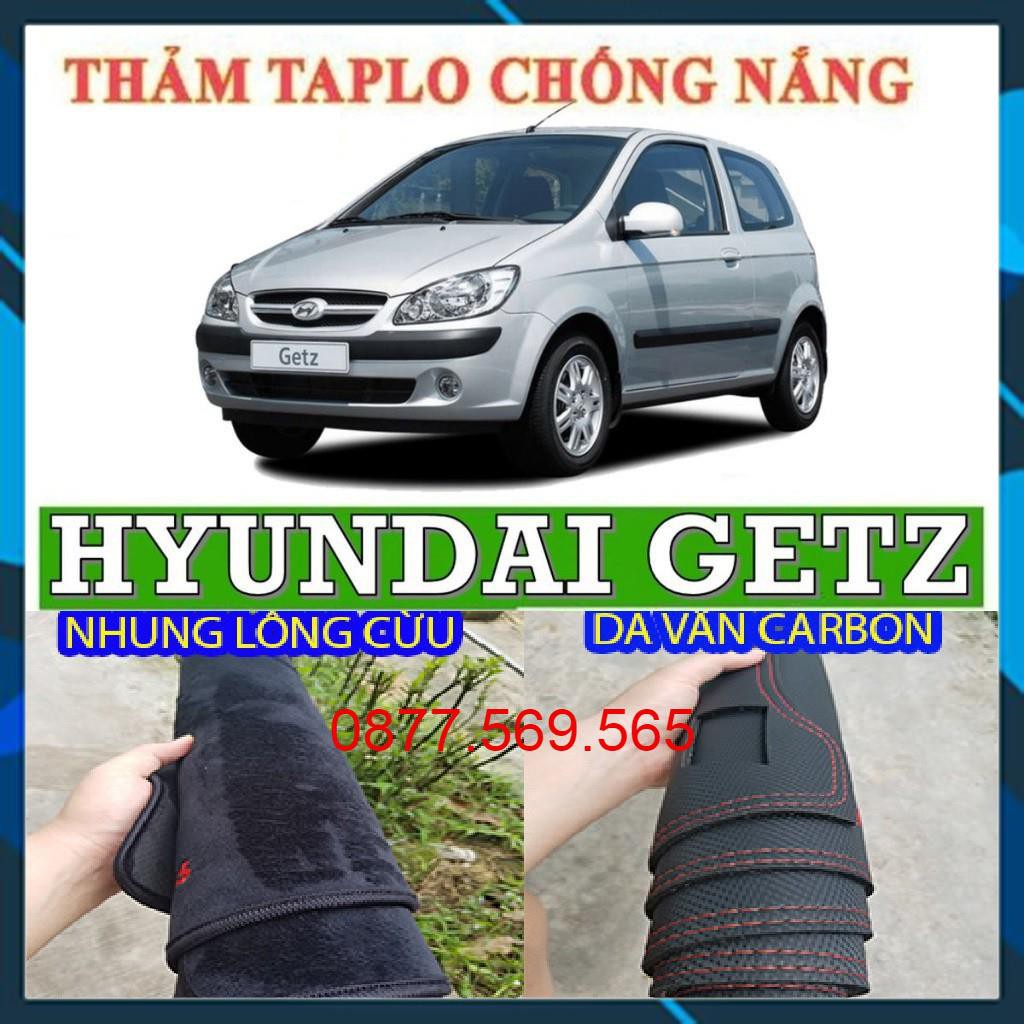 THẢM TAPLO XE HUYNDAI GETZ 2007-2010-2015-2020-THẢM CHỐNG NẮNG TAPLO CAO CẤP-BẢO HÀNH 24 THÁNG