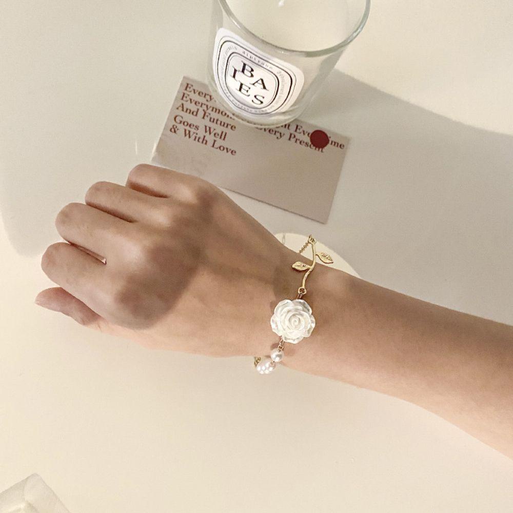 Vòng Tay Hoa Hồng Phong Cách Baroque Ngọt Ngào Cho Nữ