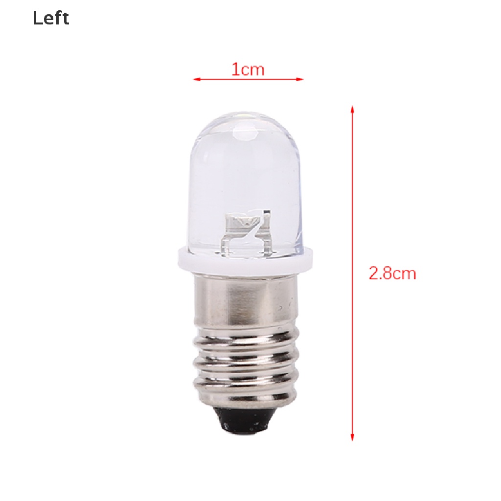 Bộ 5 Bóng Đèn Led E10 DC 3V 4.5V Chất Lượng Cao
