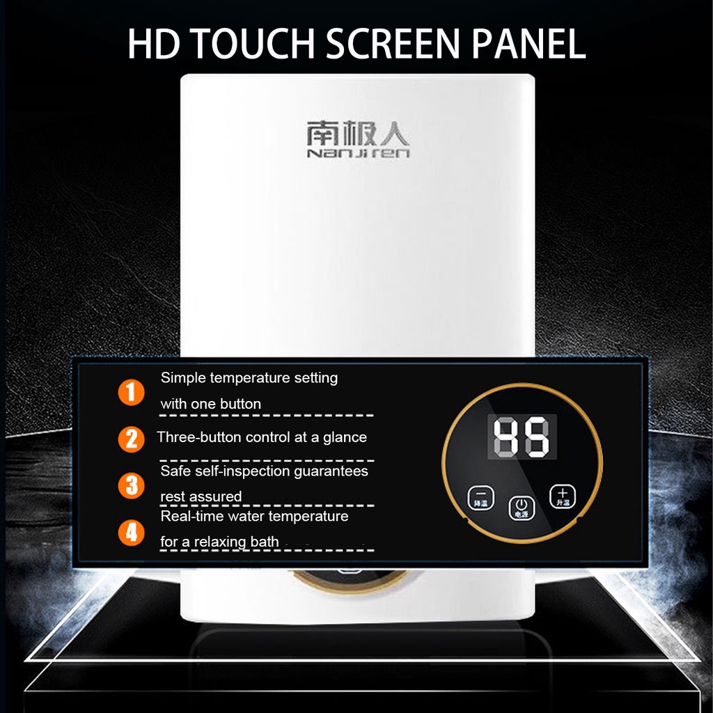 Máy Nước Nóng 6000w ipx4 220v Thông Minh Tiện Dụng Cho Gia Đình