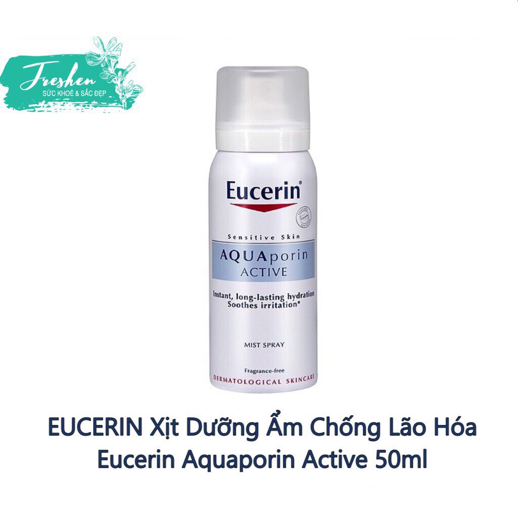 EUCERIN Xịt Dưỡng Ẩm Chống Lão Hóa Eucerin Aquaporin Active 50ml