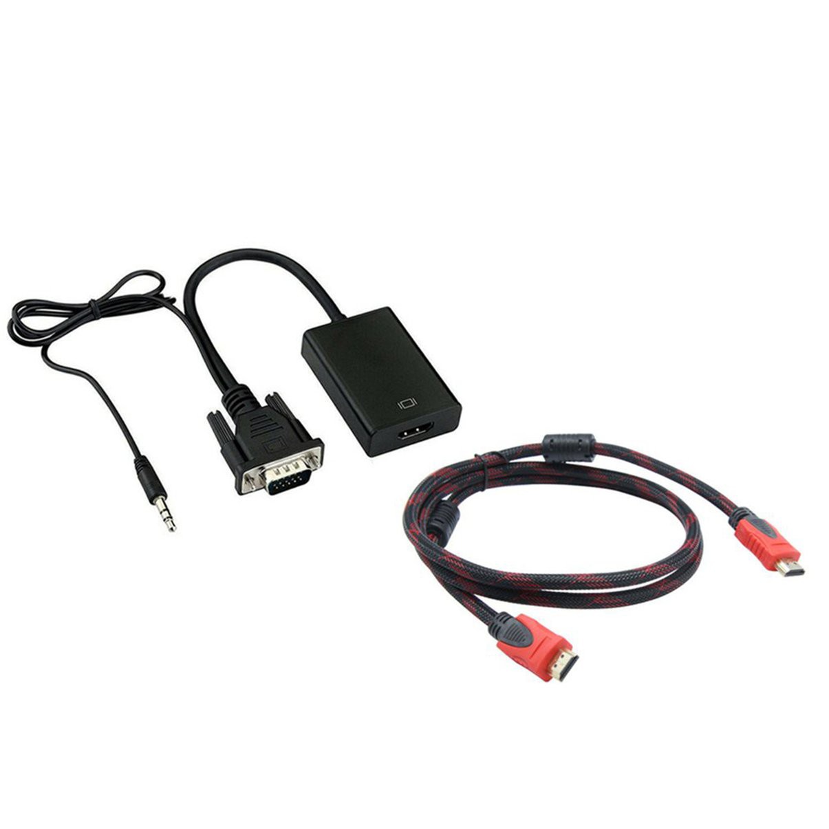VGA to HDMI high-definition video and audio converter  Converts analog signal (VGA ) to digital signal (HDMI )