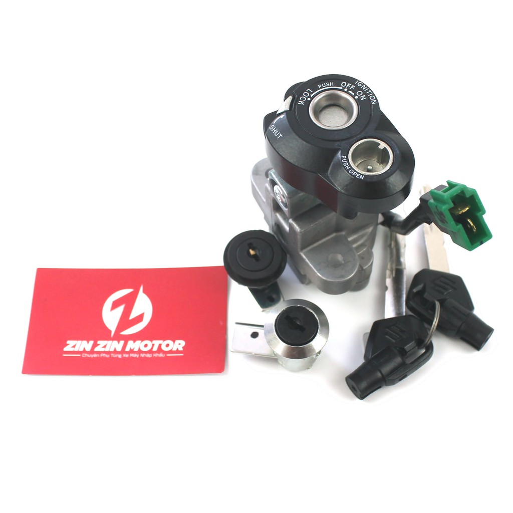 Bộ Ổ Khóa - Satria FI, Raider FI - 37102-12880-000 - ZIN ZIN MOTOR