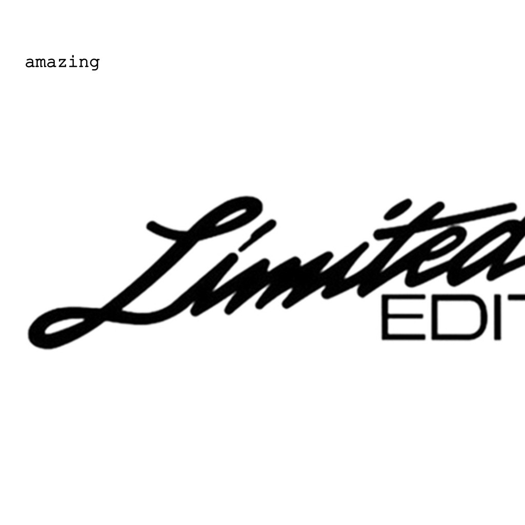 [AM] Đề Can Dán Trang Trí Xe Hơi Thân Thiện Với Môi Trường In Chữ Limited Edition