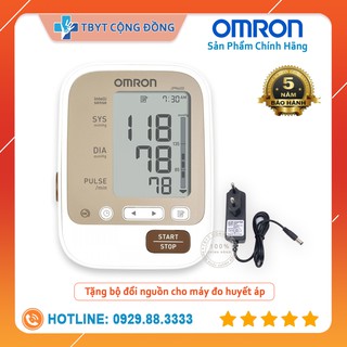 Máy đo huyêt áp bắp tay Omron JPN600 + Tặng bộ đổi nguồn thường
