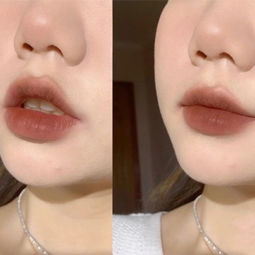 Son môi lì LUCKGO dưỡng ẩm lâu trôi chống thấm nước màu nude lì