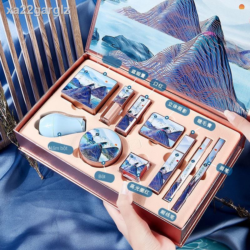◇♀﹉Li Jiaqi giới thiệu bộ trang điểm son môi trọn nhẹ hộp quà dành cho người mới bắt đầu làm quen với mỹ phẩm